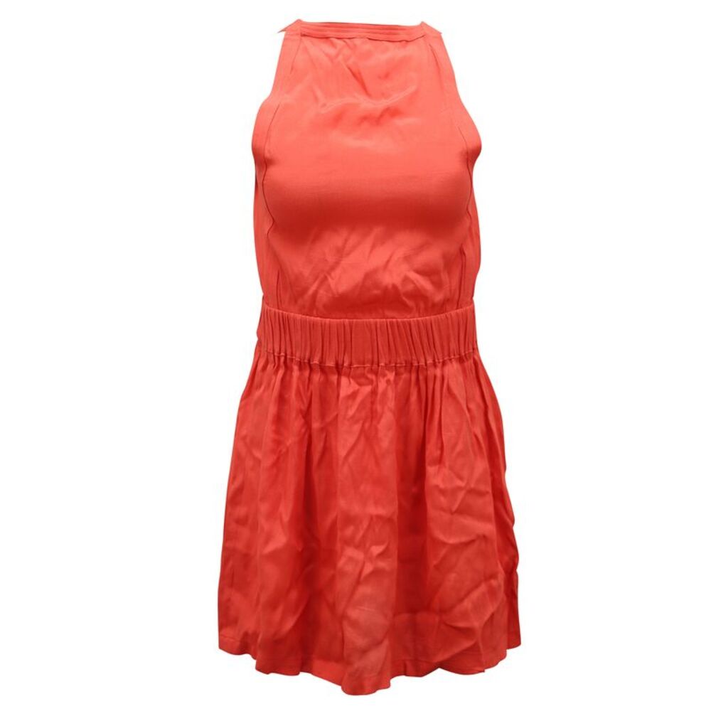 Iro Mini Dress in Coral Viscose